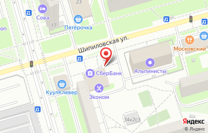 Магазин одежды Ledinika на улице Шипиловская на карте
