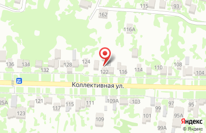 Салон цветов на Коллективной улице на карте