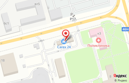 Автомойка самообслуживания Carex24 в Химках на карте