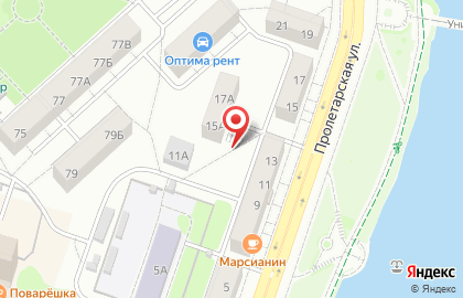 Форум на Пролетарской улице на карте
