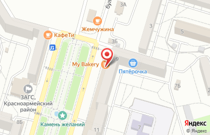 Банк Возрождение в Красноармейском районе на карте
