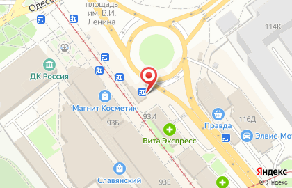 Салон связи МегаФон в Ленинском районе на карте
