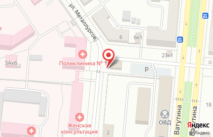 Кафе быстрого питания Витаминка на карте
