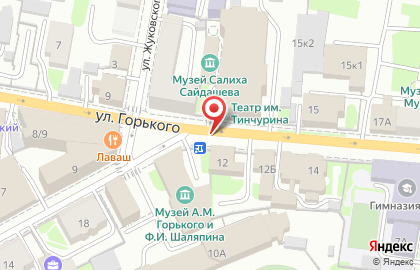 Единая Россия на улице Максима Горького на карте