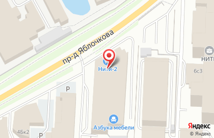 Салон мягкой мебели Home Collection в проезде Яблочкова на карте