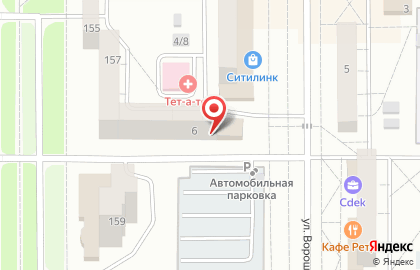 Продуктовый магазин Рифей в Орджоникидзевском районе на карте