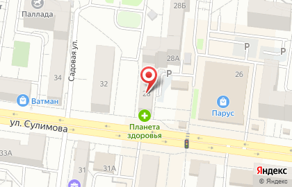 Торгово-производственная компания Фабрика носков на улице Сулимова на карте