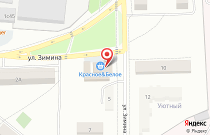 Магазин Красное & Белое в Москве на карте