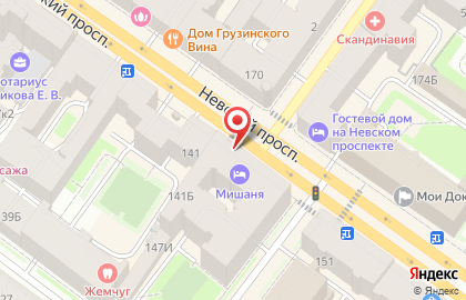 Магазин женской одежды Elny на площади Александра Невского I на карте