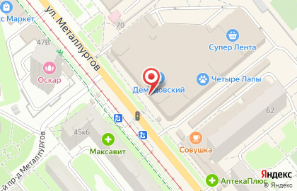 Фирменный салон Мегафон в Пролетарском районе на карте