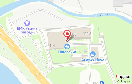 Аптека ЛенОблФарм на Октябрьской набережной на карте