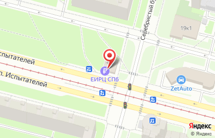 Центр приема платежей Петроэлектросбыт на проспекте Испытателей на карте