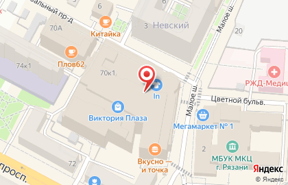 Ресторан ТОМАТО в Рязани на карте