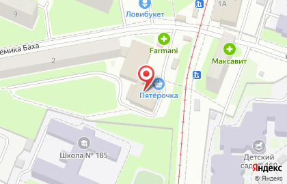 Банкомат Волго-Вятский банк Сбербанка России на улице Академика Баха на карте