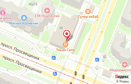 БиоЛайф-Экспресс на улице Просвещения на карте
