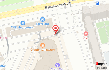 Магазин пиротехники и праздничных товаров Русские Фейерверки на Бакалинской улице на карте