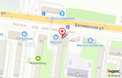 Восточка в Оренбурге на карте