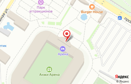 Анжи Арена в Каспийске на карте