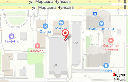 Гаражно-строительный кооператив Чуйковский на карте