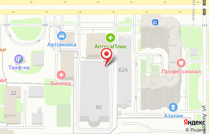 Транспортная компания Фаворит в Ново-Савиновском районе на карте