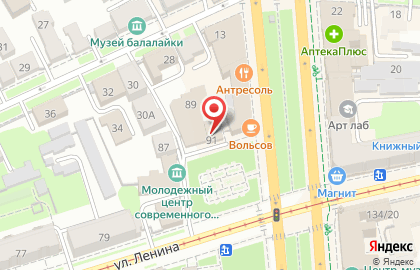 Dali на улице Ленина на карте