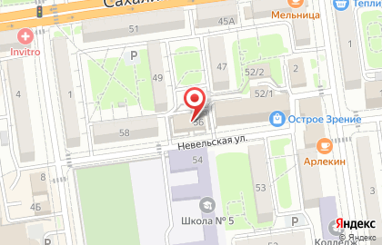 Sela на Невельской улице на карте