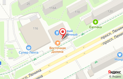 Ателье Иголочка на проспекте Ленина на карте