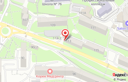 Студия красоты 50 оттенков на проспекте Красного Знамени на карте
