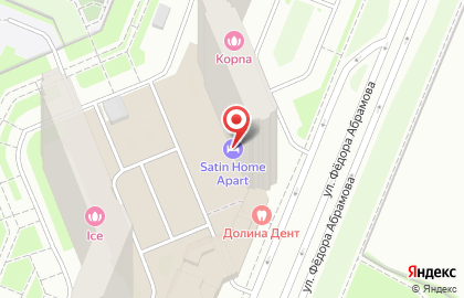 Ателье по пошиву и ремонту одежды Нитка в иголке на улице Фёдора Абрамова на карте