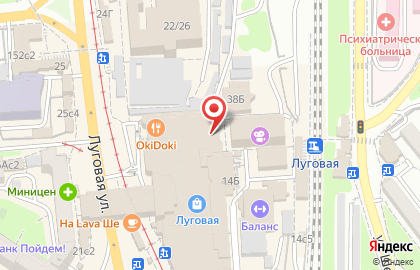 Магазин косметики и парфюмерии Yves Rocher France в Ленинском районе на карте