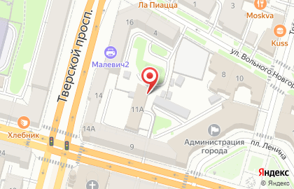 Отдел ЗАГС Тверской области на карте