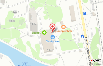 Салон штор и карнизов в Булатниковском проезде на карте