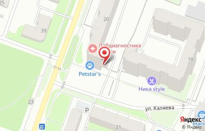 Салон красоты Коралл в Кировском районе на карте