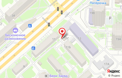 Продуктовый магазин в Красноярске на карте