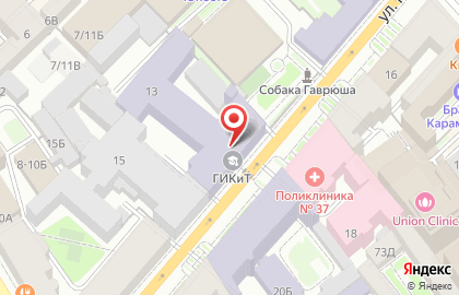 Приемная ректора СПбГИКиТ на карте