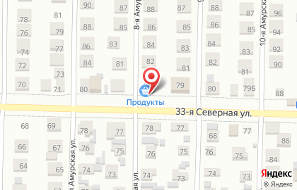 Продовольственный магазин на 8-ой Амурской улице на карте