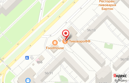 Магазин разливного пива 1 специализированный на Московском проспекте на карте