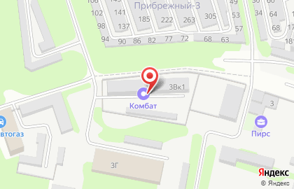 Охранное предприятие Комбат в Нижнем Новгороде на карте