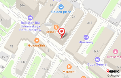 Медицинский центр ОРИС на станции метро Белорусская на карте