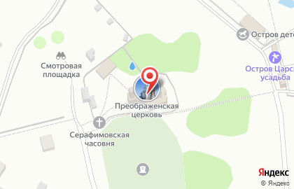 Храм Преображения Господня, с. Остров на карте