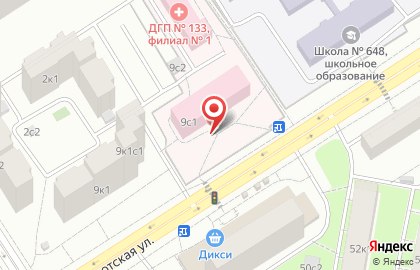 Северного АО при Поликлинике # 154 на карте