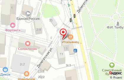 Подворье на Цветном бульваре на карте