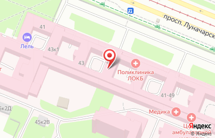 Центр непрерывного профессионального медицинского развития Ленинградской области в Санкт-Петербурге на карте