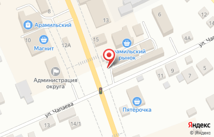 Киоск по продаже хлебобулочных изделий в Екатеринбурге на карте