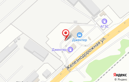 Джентер на Железнодорожной улице на карте