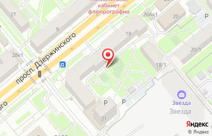 Управление вневедомственной охраны по г. Новосибирску на проспекте Дзержинского на карте