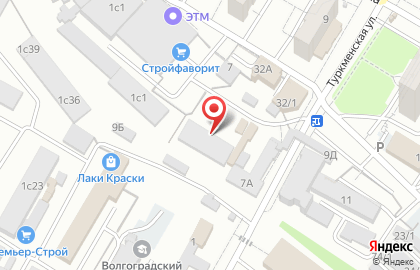 Торгово-производственная компания Кровельный центр 34 в Советском районе на карте