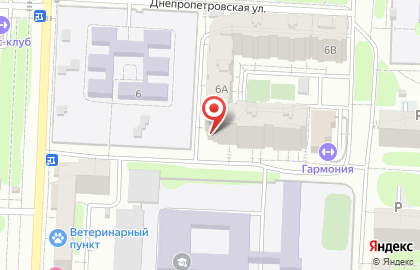 Парикмахерская Париж в Ленинском районе на карте