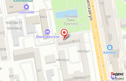 Магазин Спартак в Тамбове на карте