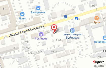 Магазин автозапчастей LADA деталь в Буйнакске на карте